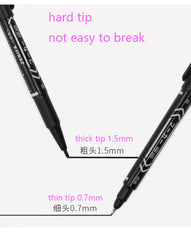 10PCS Double-Sided Waterproof Permanent Markers – Fine & Bold Tip for Versatile Writing