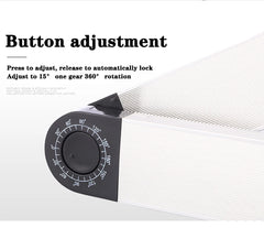 Adjustable Aluminum Laptop Desk Stand – Portable Ergonomic Lapdesk with Mouse Pad