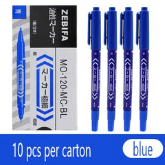 10PCS Double-Sided Waterproof Permanent Markers – Fine & Bold Tip for Versatile Writing