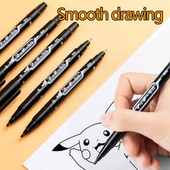 10PCS Double-Sided Waterproof Permanent Markers – Fine & Bold Tip for Versatile Writing
