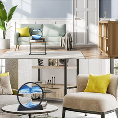 3D Moving Sand Art Picture – Round Glass Deep Sea Hourglass Quicksand Decor