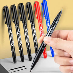 10PCS Double-Sided Waterproof Permanent Markers – Fine & Bold Tip for Versatile Writing