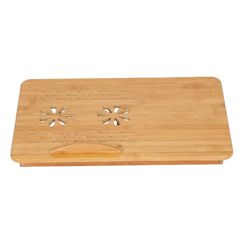 Adjustable Bamboo Bed Desk – Portable Lap Desk & Book Tray for Reading, Writing, and Laptop Use